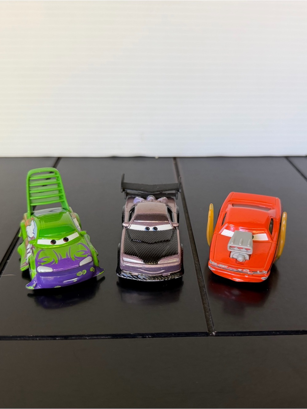 Disney Pixar Cars 1:55 Diecast Lot - Tuner Gang (Wingo, Boost, Snot Rod)